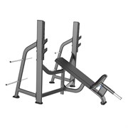 E-7042 Скамья-стойка для жима под углом вверх (Olympic Bench Incline) Е7042