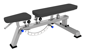 A3039 Скамья универсальная, мобильная (Super Bench) A3039 RUS