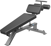 A3037 Скамья для пресса регулируемая (Adjustable Decline Bench) A3037 RUS