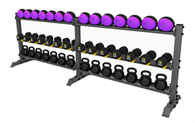 А0157 Стойка для хранения оборудования (гири-гантели-мячи)