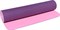 Коврик для йоги и фитнеса PROFI-FIT, 6 мм, ПРОФ (фиолетовый-розовый) 3528